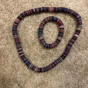 Necklace and bracelet set